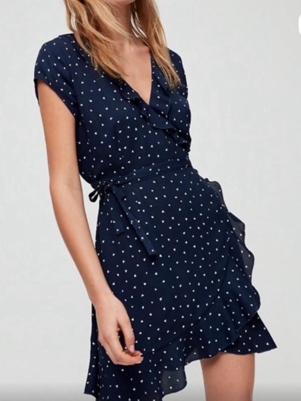Aritzia Sunday Best Navy Blue Savoy Dress size 2